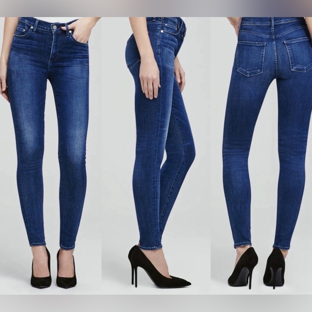 Citizens Of Humanity Indigo High Rise Skinny Jeans
